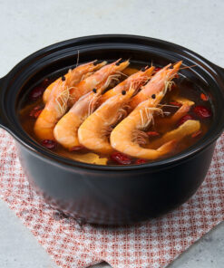 Drunken Herbal Prawns by 8 crabs