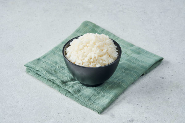 Steamed White Rice by 8 crabs