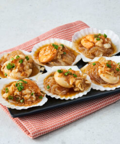Premium Steamed Hokkaido Royal Scallops (Live) with Vermicelli