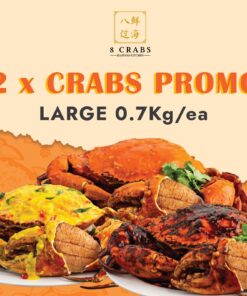 2 Crabs Promotion by 8 Crabs (Large)