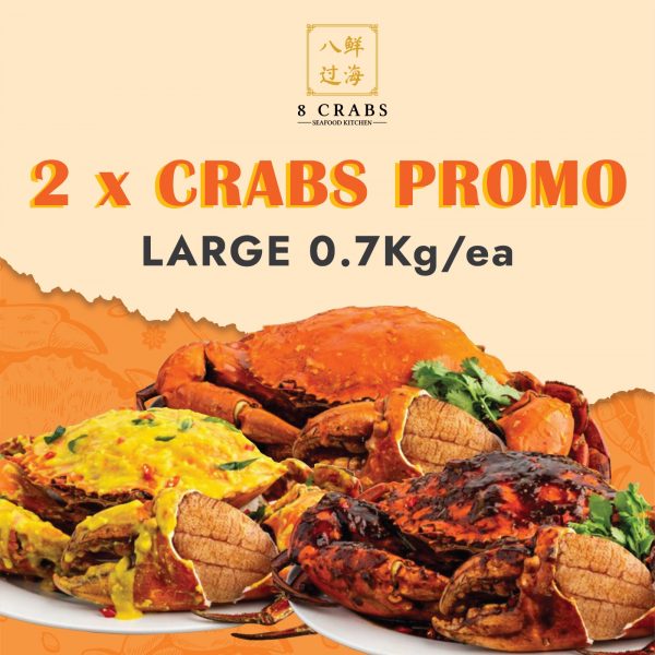 2 Crabs Promotion by 8 Crabs (Large)