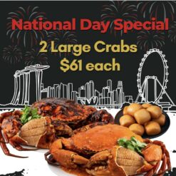 2× Large Crabs (~700 g Each)
