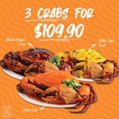 3 REGULAR Crabs (Approx. 0.5 kg) Promo