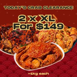 2× XL Crabs (~1kg Each)