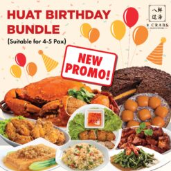 4-5 Pax Huat Birthday Bundle (with Crab)