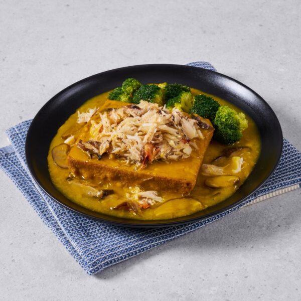 Golden Pumpkin Crabmeat Tofu by 8crabs