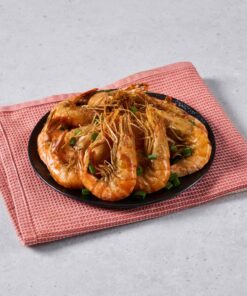 Kam Heong Tiger Prawns by 8crabs