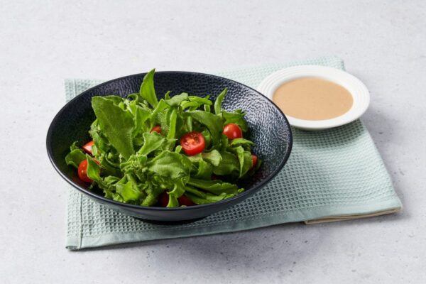 Organic Iceplant Salad With Sesame Dressing by 8crabs