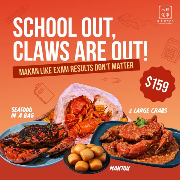 School's Out Bundle: Seafood in a Bag + 2 Large Crabs