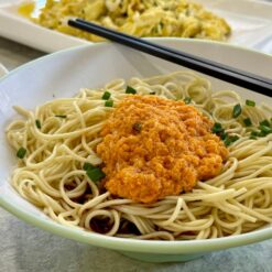 Premium Shanghai Crab Roe Noodles - Handmade Daily